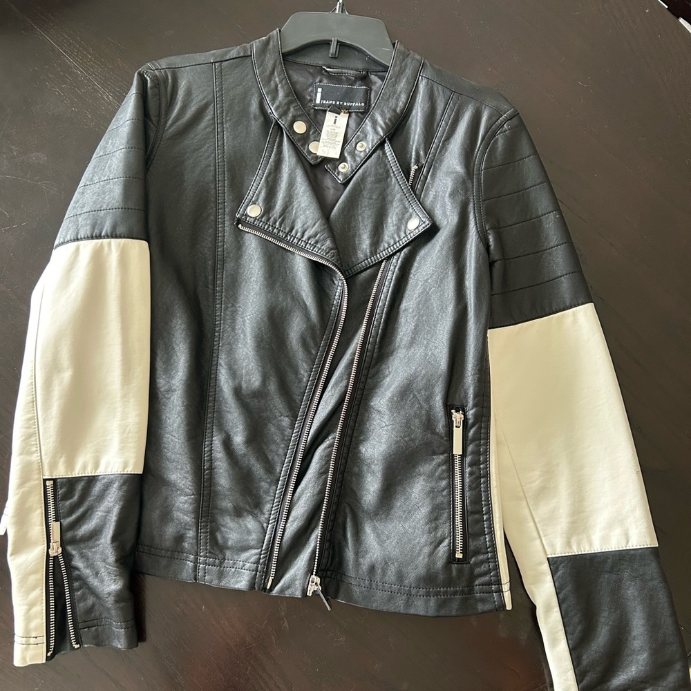 Buffalo David Bitton Black and Cream Jacket